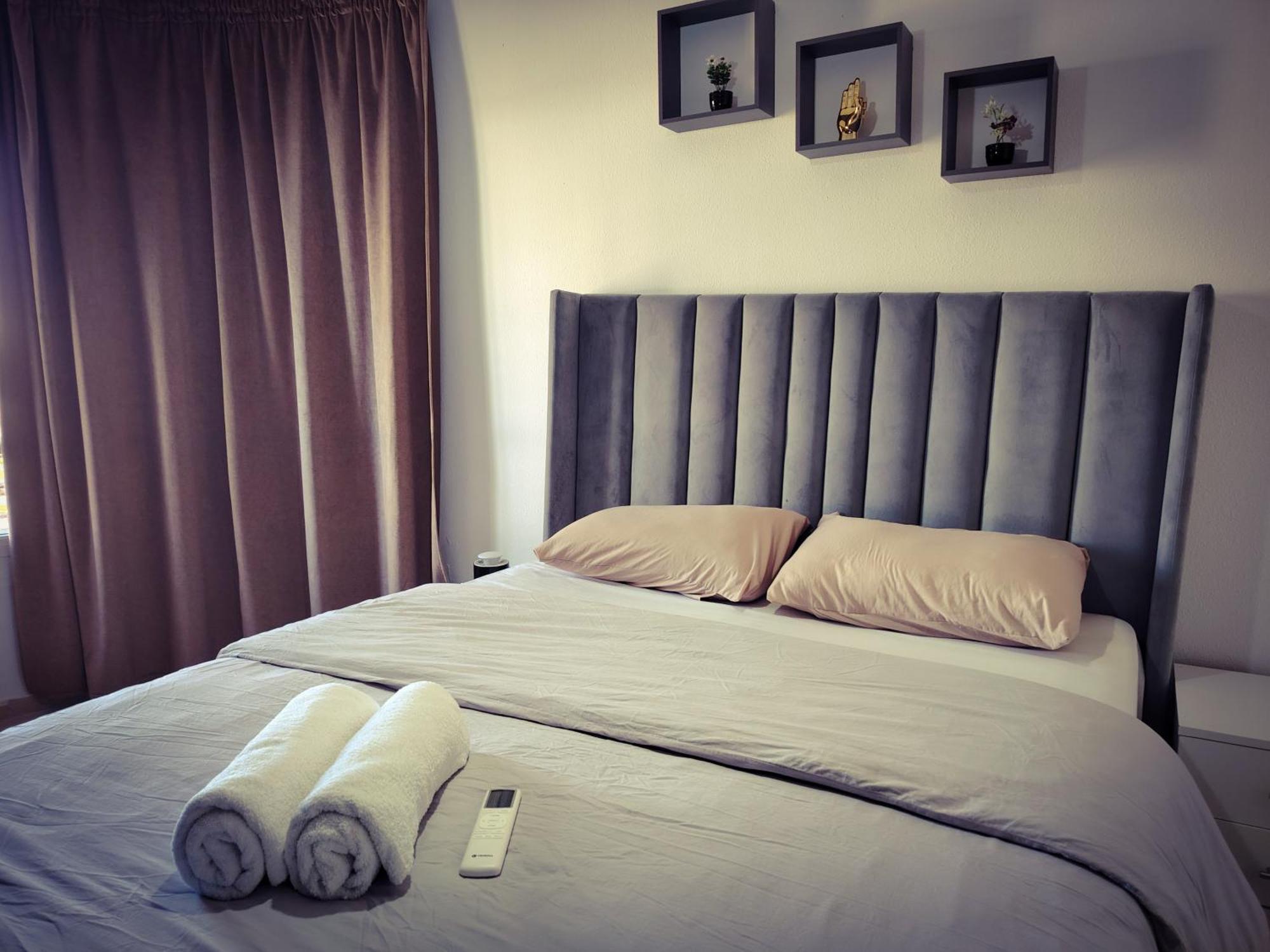 Moderne Appartement Au Plein Centre-Ville En Face Hilton & La Gare De Train Tgv Avec Climatisation Tanger Luaran gambar